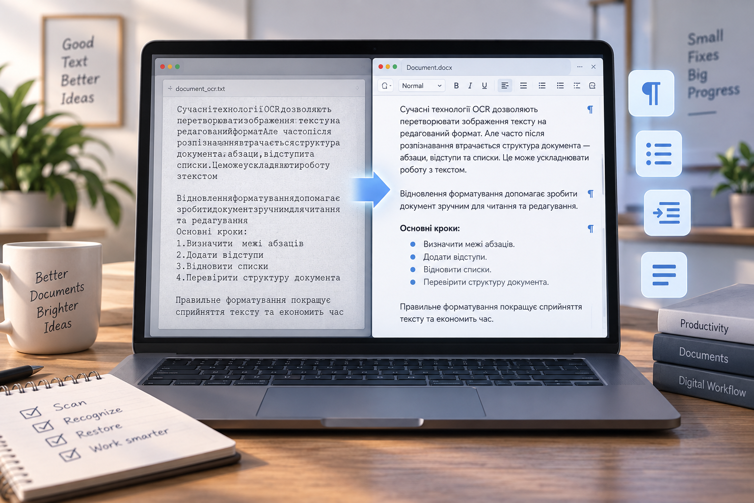 Чому після конвертації PDF у Word текст розсипається і як це виправити
