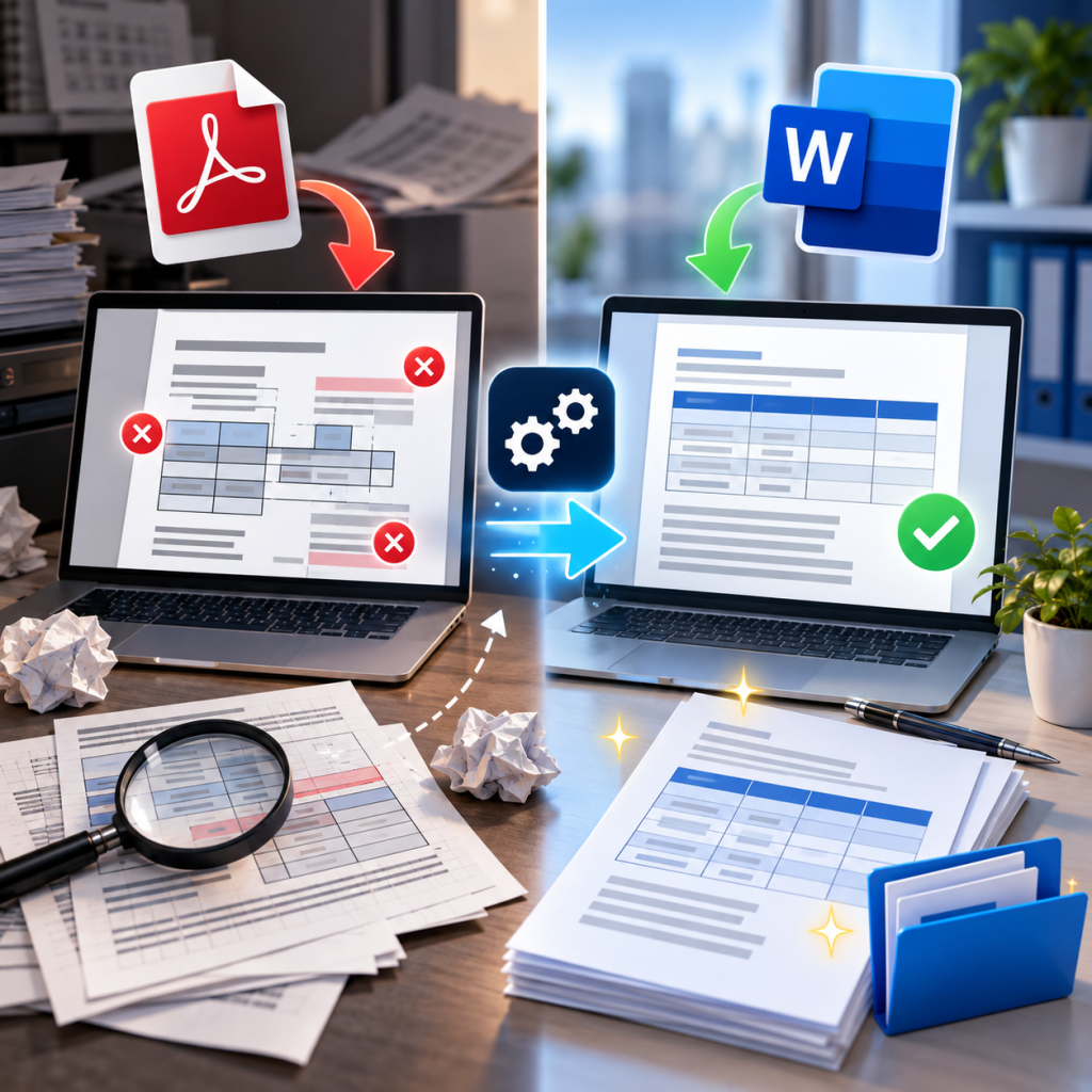 Чому після конвертації PDF у Word зникає форматування і як його відновити