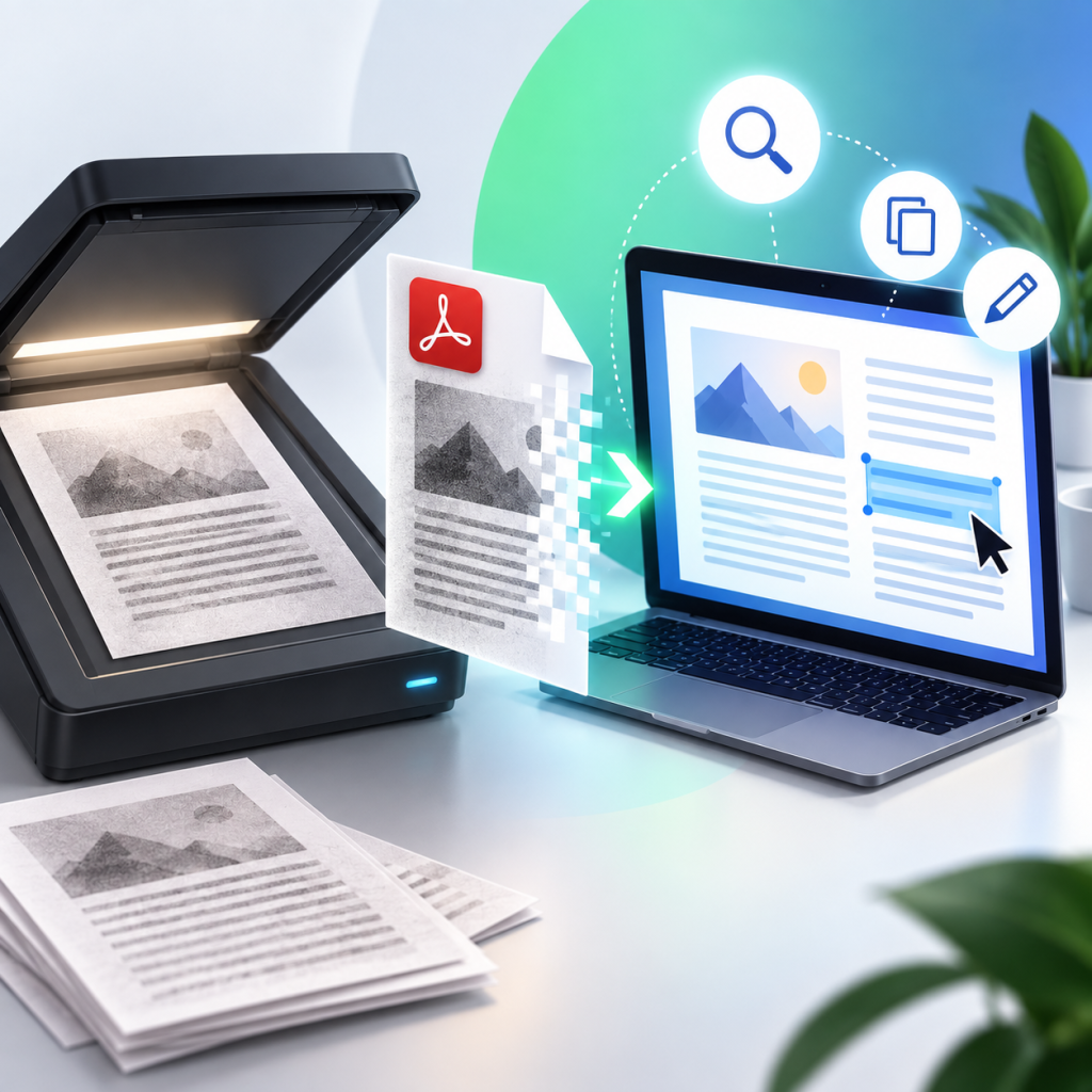 Як зробити сканований PDF доступним для пошуку, копіювання та редагування
